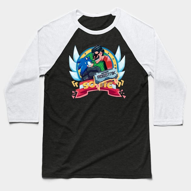 Sonic Robotik Baseball T-Shirt by woleswaeh